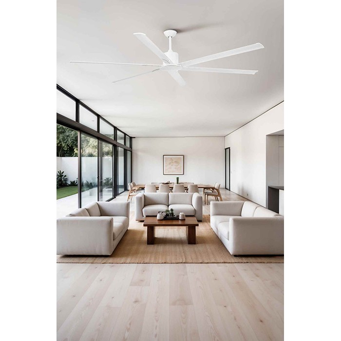 Стельовий вентилятор Faro 33461A ANDROS XL White fan with DC motor Стельовий вентилятор Faro 33461A ANDROS XL White fan with DC motor