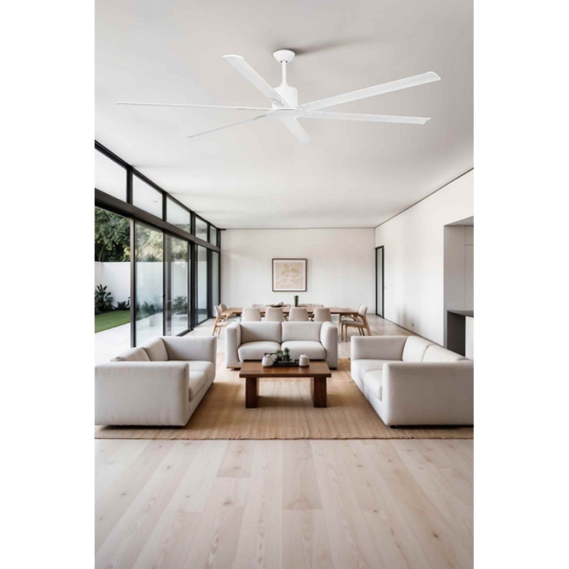Потолочный вентилятор Faro 33461A ANDROS XL White fan with DC motor