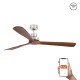 Потолочный вентилятор Faro 33464DCWT Lantau XL 1680 DC Nickel Matt 3 Blades Walnut Tuy