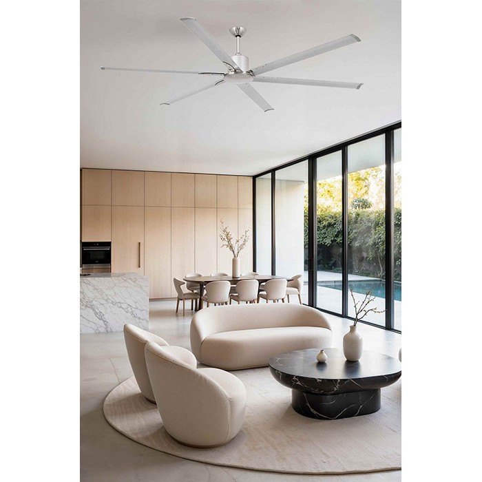 Стельовий вентилятор Faro 33465A ANDROS XL Anodized grey fan Стельовий вентилятор Faro 33465A ANDROS XL Anodized grey fan