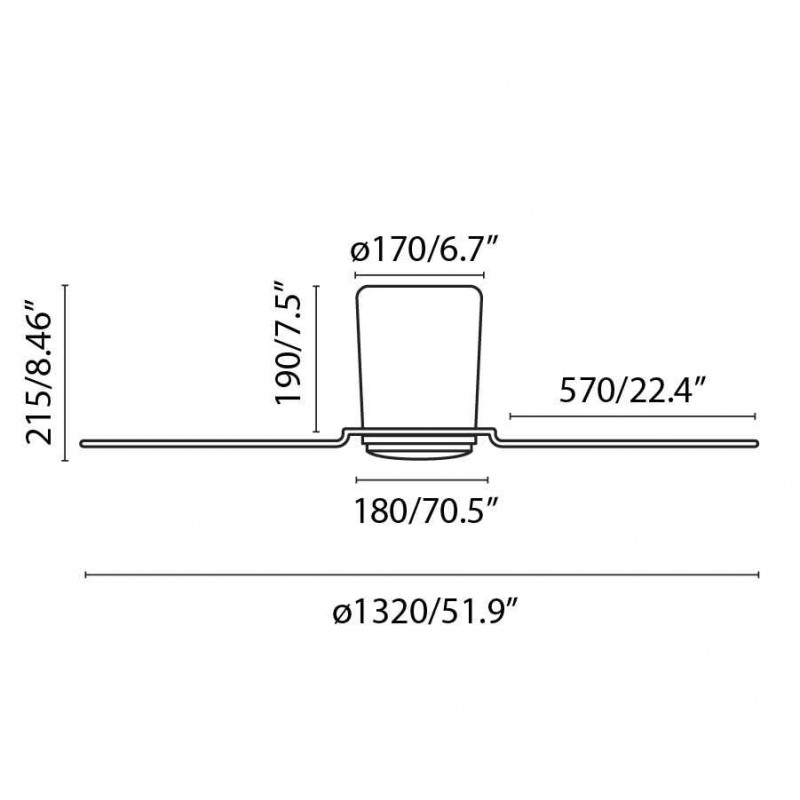 Люстра-вентилятор Faro 33471N-3 PEMBA L LED 3000K