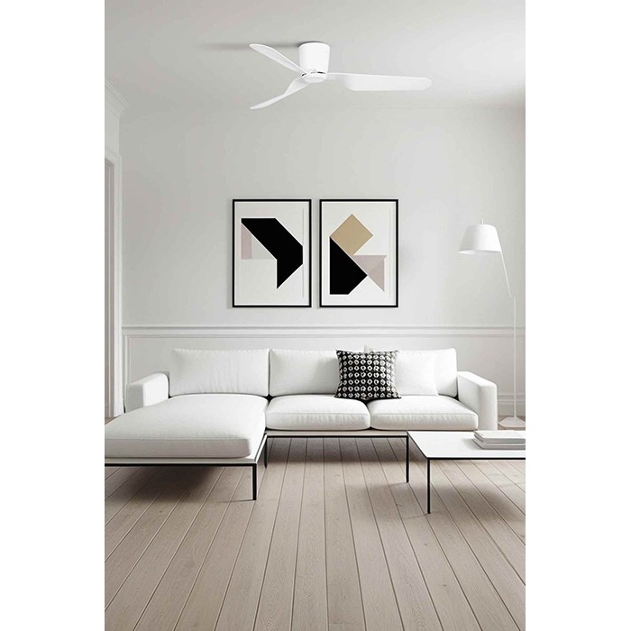 Потолочный вентилятор Faro 33471N PEMBA L White fan with DC motor Потолочный вентилятор Faro 33471N PEMBA L White fan with DC motor