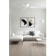 Потолочный вентилятор Faro 33471N PEMBA L White fan with DC motor