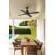Потолочный вентилятор Faro 33481WW Winche 1300mm DC Black Matt 4P Brown IP44 Wiz