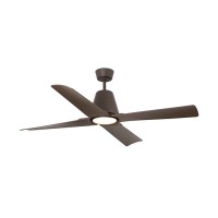 Люстра-вентилятор Faro 33490WW-16 Typhoon 1300mm Brown 4 Blades 16W 3000K IP44 Wiz