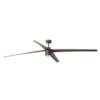 Люстра-вентилятор Faro 33495 ATTOS XL LED Brown fan with DC motor, 18 Вт, 1200 лм, 2700K/1000lm - 3300/1100lm - 4600K/1200lm