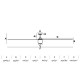 Люстра-вентилятор Faro 33495 ATTOS XL LED Brown fan with DC motor, 18 Вт, 1200 лм, 2700K/1000lm - 3300/1100lm - 4600K/1200lm