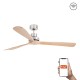 Стельовий вентилятор Faro 33504DCWT Lantau XL DC 1680 DC Nickel Matt 3P Pine Tuya