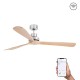 Потолочный вентилятор Faro 33504DCWW Lantau XL DC 1680 DC Nickel Matt 3P Pine Wiz