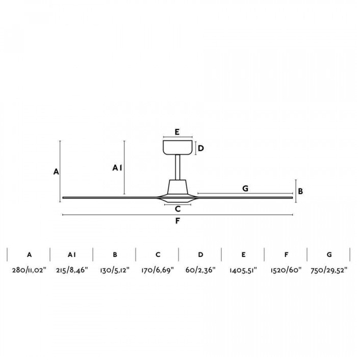 Потолочный вентилятор Faro 33511 MOREA L Brown fan with DC motor