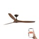 Потолочный вентилятор Faro 33511WT Morea 1520mm Brown 3 Blades Walnut Dark Tuya