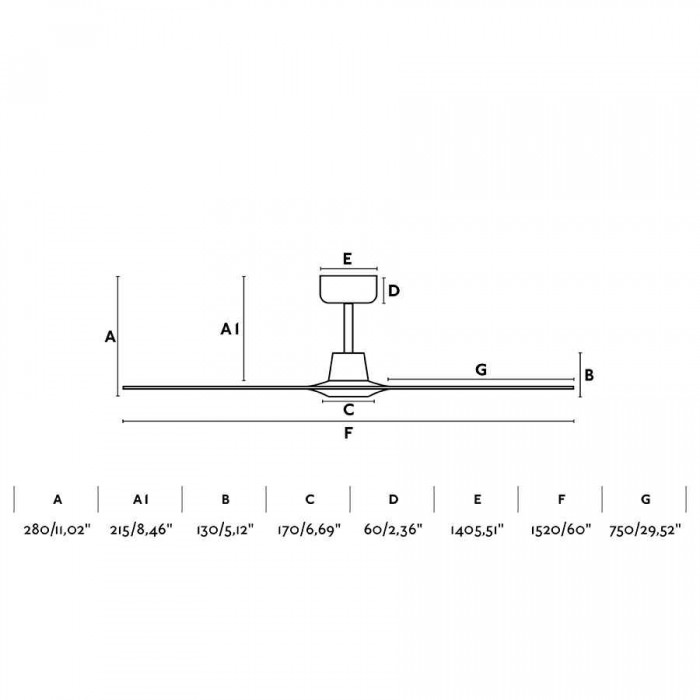 Потолочный вентилятор Faro 33519 MOREA L Light brown fan with DC motor