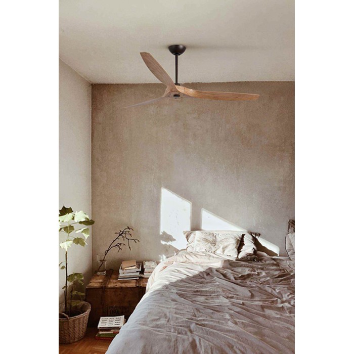 Потолочный вентилятор Faro 33519 MOREA L Light brown fan with DC motor