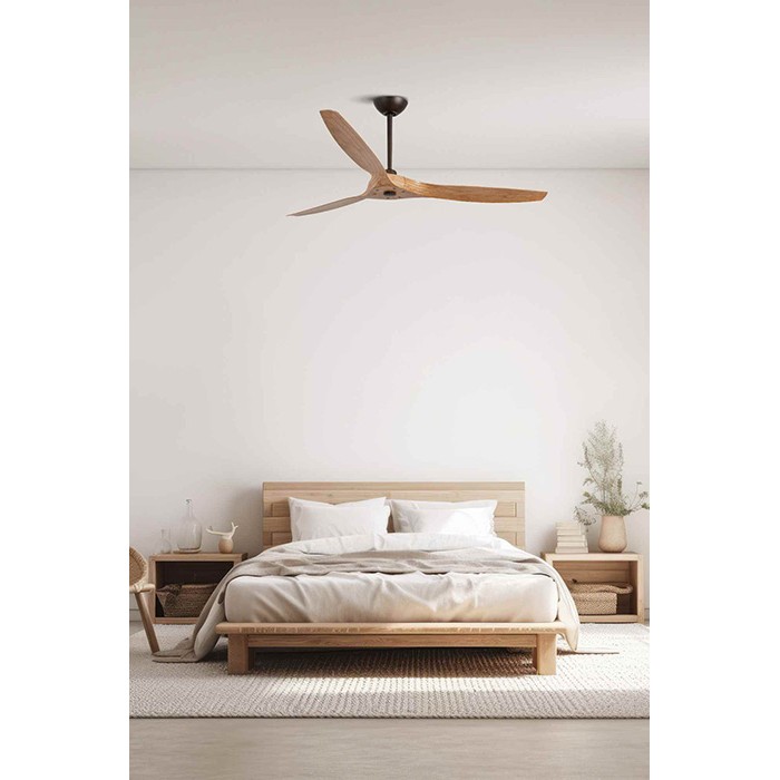 Потолочный вентилятор Faro 33519WT Morea 1520mm Brown 3 Blades Maple Tuya