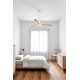 Люстра-вентилятор Faro 33524WT Poros 1320mm White 3 Blades 19W LED 2700K Tuya