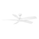 Люстра-вентилятор Faro 33548WW Cocos 1370mm White 5 Blades LED 20W Wiz
