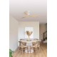 Потолочный вентилятор Faro 33561DC LANTAU L White/pine fan with DC motor