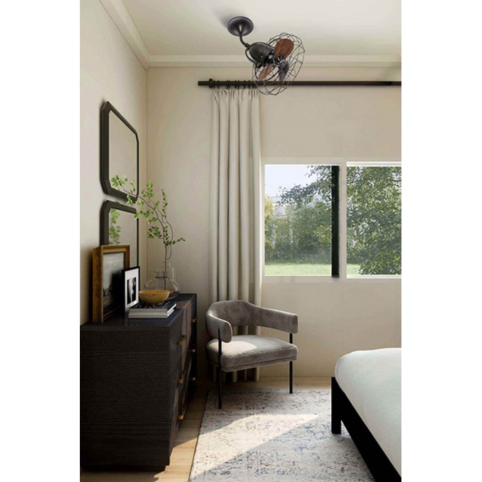 Потолочный вентилятор Faro 33715 KEIKI S Brown fan Потолочный вентилятор Faro 33715 KEIKI S Brown fan
