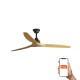 Потолочный вентилятор Faro 33718DCWT Alo DC 1520mm Black 3 Blades Wood Tuya