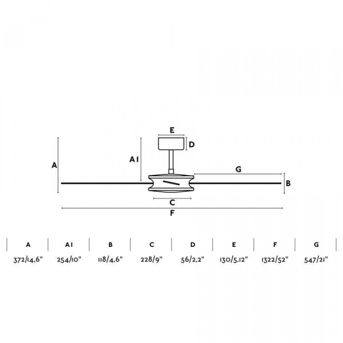 Потолочный вентилятор Faro 33724 POLEA L Brown fan with DC motor Потолочный вентилятор Faro 33724 POLEA L Brown fan with DC motor
