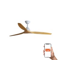 Потолочный вентилятор Faro 33728DCWT Alo DC 1520mm White 3 Blades Wood Tuya