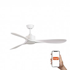 Потолочный вентилятор Faro 33750DCWT Luzon DC 1320mm White 3 Blades Tuya