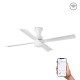 Люстра-вентилятор Faro 33756WW Fraser 1200mm White 4 Blades LED 16W Wiz