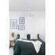 Люстра-вентилятор Faro 33760-22 AMELIA L CONE LED White fan, 20 Вт, 965 лм, 2700K/796lm -3500K/965lm -5000K/915lm