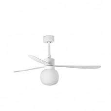 Люстра-вентилятор Faro 33760-25 AMELIA L BALL LED White fan, 20 Вт, 1056 лм, 2700K