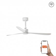 Потолочный вентилятор Faro 33760WT Amelia 1320mm White 3 Blades White Tuya