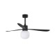 Люстра-вентилятор Faro 33761-26 AMELIA L BALL LED Black fan, 20 Вт, 1056 лм, 2700K