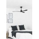 Потолочный вентилятор Faro 33761WT Amelia 1320mm Black 3 Blades Black Tuya