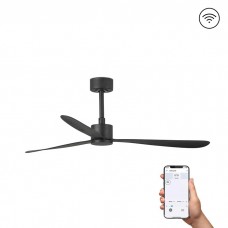 Потолочный вентилятор Faro 33761WW Amelia 1320mm Black 3 Blades Black Wiz