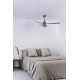 Люстра-вентилятор Faro 33762-24 AMELIA L CONE LED Grey fan, 20 Вт, 965 лм, 2700K/796lm -3500K/965lm -5000K/915lm