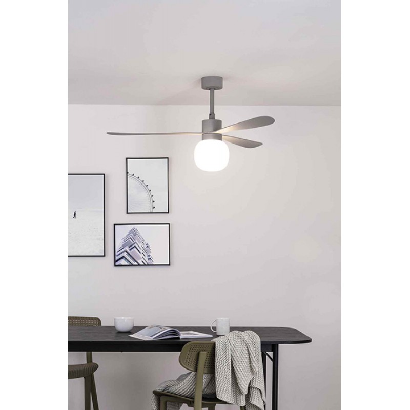Люстра-вентилятор Faro 33762-27 AMELIA L BALL LED Grey fan, 20 Вт, 1056 лм, 2700K