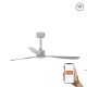 Потолочный вентилятор Faro 33762WT Amelia 1320mm Gray 3 Blades Grises Tuya