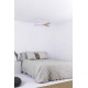 Стельовий вентилятор Faro 33805WT Heywood S 900mm White 3 Blades Wood Light Tuya