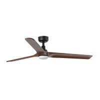 Люстра-вентилятор Faro 33809WT-1TW Heywood L 1320 Black 3P Mad Dark LED 10W Tuya