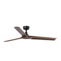 Потолочный вентилятор Faro 33809 HEYWOOD M Black/dark wood fan with DC motor