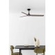 Стельовий вентилятор Faro 33809 HEYWOOD M Black/dark wood fan with DC motor