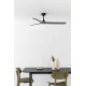 Стельовий вентилятор Faro 33809WT Heywood L 1320mm Black 3 Blades Wood Dark Tuya
