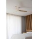 Стельовий вентилятор Faro 33810WT Heywood L 1320mm White 3 Blades Wood Light Tuya