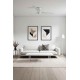 Потолочный вентилятор Faro 33814WT Punt 1300mm White 3 Blades White Tuya