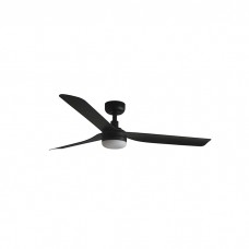 Люстра-вентилятор Faro 33815WT-21 Punt 1300mm Black 3 Blades Black LED 18W Tuya