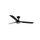 Люстра-вентилятор Faro 33815WT-21 Punt 1300mm Black 3 Blades Black LED 18W Tuya