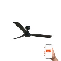 Стельовий вентилятор Faro 33815WT Punt 1300mm Black 3 Blades Black Tuya