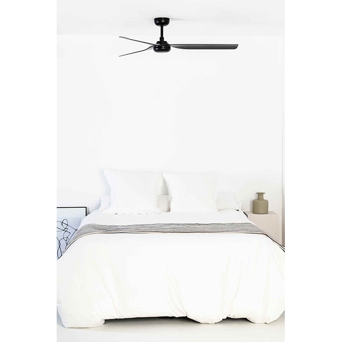 Стельовий вентилятор Faro 33815 PUNT M Black fan with DC motor