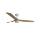 Люстра-вентилятор Faro 33816-20 PUNT M LED белый/light wood fan with DC motor, 18 Вт, 1300 лм, 3000-4000-6500K