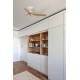 Потолочный вентилятор Faro 33821WT Mini Punt S 900 White 3 Blades Wood Light Tuya