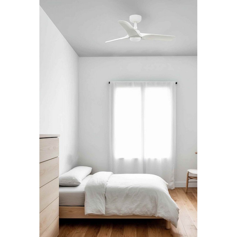 Люстра-вентилятор Faro 33824WT-1TW Hey S 900mm White 3 P White LED 10W CCT Tuya
